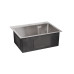 Мойка для кухни интегрированная Lidz Handmade H5045 (LDH5045BRU35383) Brushed Steel 3,0/0,8 мм