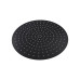 Лійка для верхнього душу Qtap Hlavova 400 мм округла QTHLAS400O1ZBB Black Matt