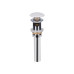 Комплект Qtap Tern: Раковина подвесная прямоугольная левая 450х260х155 мм White + Донный клапан PU02O