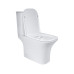 Унітаз-компакт Qtap Presto Quadro безободковий з сидінням Soft-close QT24221215AW