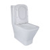Унитаз-компакт Qtap Cardinal Ultra Quiet безободковый с сиденьем Soft-close QT04222168AUQ3W