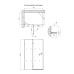 Душевая кабина Qtap Capricorn CRM10128RC6 120x80 см, стекло Clear 6 мм, покрытие CalcLess без поддона
