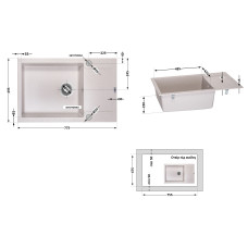 Кухонная мойка Lidz 781x510/200 MAR-07 (LIDZMAR07781510200)