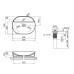 Раковина Qtap Scorpio 505х385х120 Matt black QT142202MBMB