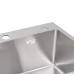 Мойка для кухни интегрированная Lidz Handmade H5045 (LDH5045BRU35383) Brushed Steel 3,0/0,8 мм