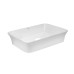 Комплект Qtap Virgo: Раковина накладная прямоугольная 490х350х110 мм White + Донный клапан PU02