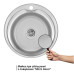 Кухонна мийка Lidz 510-D 0,6 мм Micro Decor (LIDZ510D06MD160)