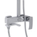 Душова система універсальна Qtap Swan Cascada на три споживача (з виливом) QTSWA111CRM45566 Chrome