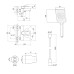 Комплект для ванны Qtap Namesti: Смеситель QTNAM3025102DC + Лейка QTRUC125CRM45779+ Шланг QTHADPVC160C + держатель QTCRMA030