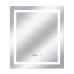 Зеркало Qtap Mideya 700х800 с LED-подсветкой Touch, с антизапотеванием, с часами, диммером, рег. яркости QT2078DCF7080W