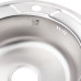 Кухонная мойка Lidz 490-A 0,6 мм Micro Decor (LIDZ490AMDEC06)