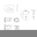 Комплект: Qtap Swan унитаз напольный Rimless QT16223178W + Nest комплект инсталляции 2в1 (круглая клавиша Satin) QT0122490S4Q1 + QT0111M11111SAT