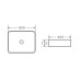 Раковина-чаша Qtap Tern 600x405x110 White з донним клапаном QT17112174W