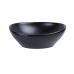 Комплект Qtap Dove: Раковина накладная овальная 410x335x145 мм Matt Black + Донный клапан PU03
