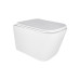 Унитаз подвесной Qtap Crow безободковый с сиденьем Soft-close QT05335171W