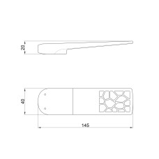 Ручка для смесителя Qtap Vlasta 9928102B