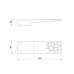 Ручка для змішувача Qtap Vlasta QTVLA9928102B Chrome/Black
