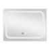 Дзеркало Qtap Mideya (DC-F906) 800х600 з LED-підсвічуванням Touch, з антизапотіванням, з годинником, димером, рег. яскравості QT2078F906W