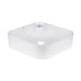 Комплект Qtap Stork: Раковина накладная квадратная 430x430x120 мм White + Донный клапан PU02