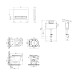 Комплект: Qtap Swan унитаз напольный Rimless QT16223178W + Nest комплект инсталляции 2в1 (линейная клавиша Satin) QT0122490S4Q1 + QT0111M08382SAT