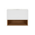 Тумба підвісна Qtap Robin 600х476х470 White/Whitish oak зі стільницею QT1379TPН6001WWO