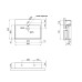 Раковина Qtap Nando LT 600х420х120 Matt black QT12112173MBMBN