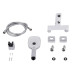 Смеситель для ванны Qtap Gemini (c душевым гарнитуром) QTGEM259CRW45683 Chrome/White