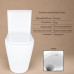 Унитаз-моноблок напольный Qtap Swan Ultra Quiet безободковый с сиденьем Soft-Close WHITE QT16226080AW