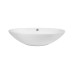 Комплект Qtap Dove: Раковина накладная овальная 625x415x150 мм White + Донный клапан PU02O