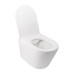 Набор Q-tap инсталляция 3 в 1 Nest QT0133M425 с панелью смыва круглой QT0111M11111SAT + унитаз с сиденьем Swan QT16335178W
