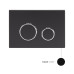 Набор Q-tap инсталляция 3 в 1 Nest QT0133M425 с панелью смыва круглой QT0111M11V1146MB + унитаз с сиденьем Swan QT16335178W