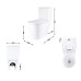 Унитаз-моноблок напольный Qtap Swan Ultra Quiet безободковый с сиденьем Soft-Close WHITE QT16226080AW