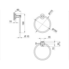 Полотенцедержатель Q-tap Liberty ANT 1160