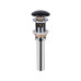 Раковина Qtap Nando LT 600х420х120 Matt black з донним клапаном QT12112173MBMB
