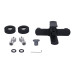 Смеситель для ванны Qtap Slavonice QTSLA259BLM45918 Black Matt