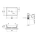 Раковина-чаша Qtap Tern 475х370х140 Matt black з донним клапаном QT172074MBMB