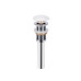 Комплект Qtap Tern: Раковина накладная прямоугольная 475х370х140 мм White + Донный клапан PU02