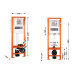Инсталляция для унитаза Q-tap Nest UNI QT0233M370