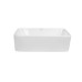 Комплект Qtap Tern: Раковина накладная прямоугольная 475х370х140 мм White + Донный клапан PU02