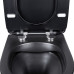 Унитаз подвесной Q-tap Robin Rimless (QT1333046ENRMB), сиденье дюропласт Slim Soft-close