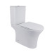 Унітаз-компакт Qtap Presto безобідковий з сідінням Soft-close QT24221217AW
