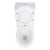 Унитаз-моноблок напольный Qtap Kolibri Ultra Quiet безободковый с сиденьем Soft-close WHITE QT10226380W