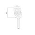 Лейка для ручного душа Qtap Rucni 245x95 мм прямоугольная QTRUC125BLM45780 Black Matt