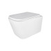 Унитаз подвесной Qtap Crow безободковый с сиденьем Soft-close QT05335171W