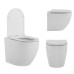 Унитаз напольный Qtap Robin безбачковый Ultra Quiet безободковый с сиденьем Soft-close WHITE QT13223381AW