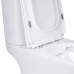 Унітаз-компакт Qtap Presto Quadro безободковий з сидінням Soft-close QT24221215AW