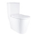 Унитаз-моноблок напольный Qtap Swan Ultra Quiet безободковый с сиденьем Soft-Close WHITE QT16226080AW Унитаз-моноблок напольный Qtap Swan Ultra Quiet безободковый с сиденьем Soft-Close WHITE QT16226080AW