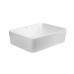 Комплект Qtap Tern: Раковина накладная прямоугольная 475х370х140 мм White + Донный клапан PU02