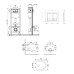 Комплект: Qtap Taurus Ultra Quiet унитаз подвесной QT2433084EUQW +Nest комплект инсталляции 4в1 (Клавиша квадратная Chrome) QT0133M425+QT0111M06028CRM