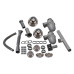 Мойка для кухни с двумя чашами интегрированная Lidz Handmade H7843 (LDH7843BRU35387) Brushed Steel 3,0/0,8 мм